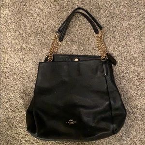 Black coach purse